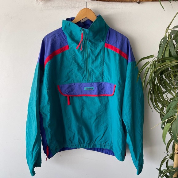 Columbia Other - Vintage 90s Mens Columbia Colorblock Windbreaker Jacket